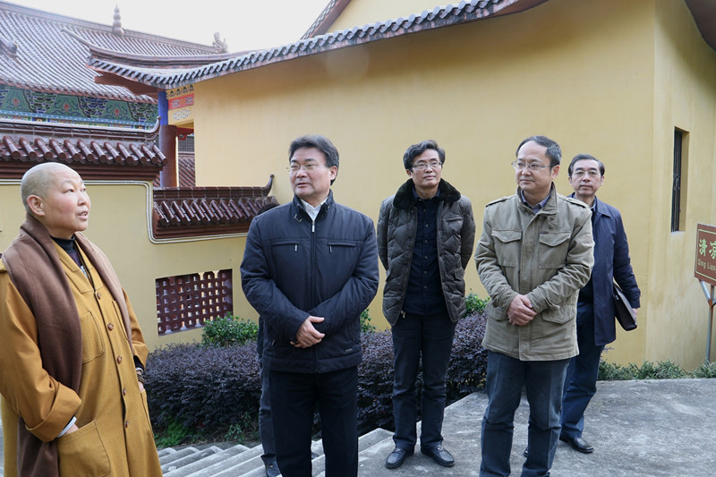 市政府副市长黄杰到太湖县检查指导宗教场所安全工作