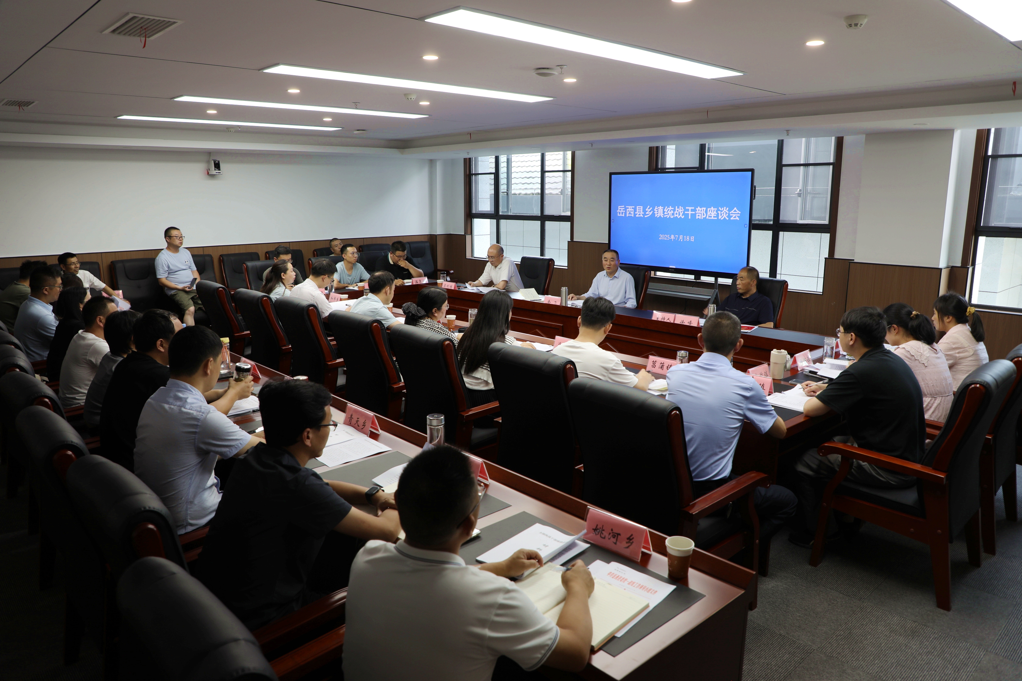岳西县召开乡镇统战干部座谈会